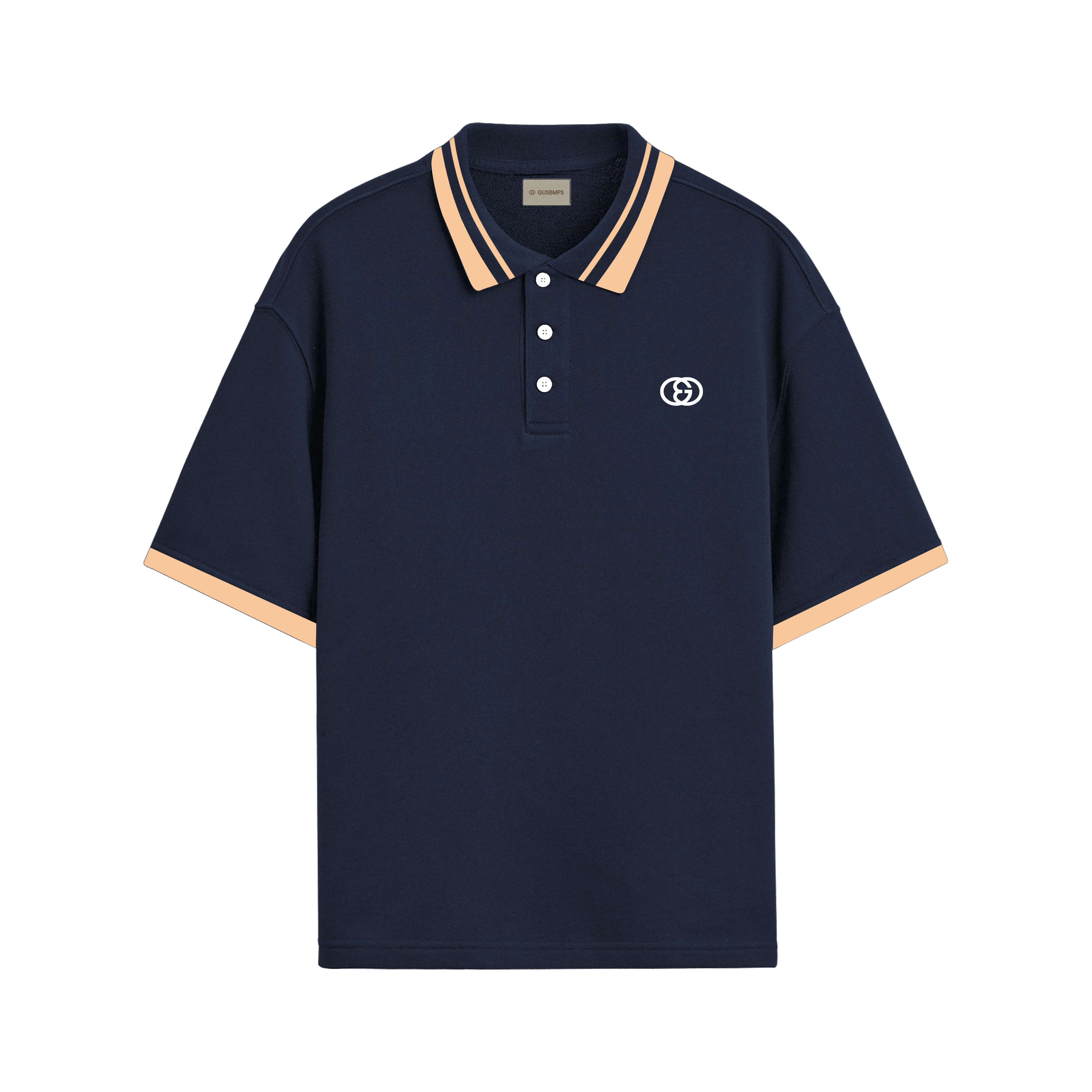 TIMELESS BASIC NAVY POLO
