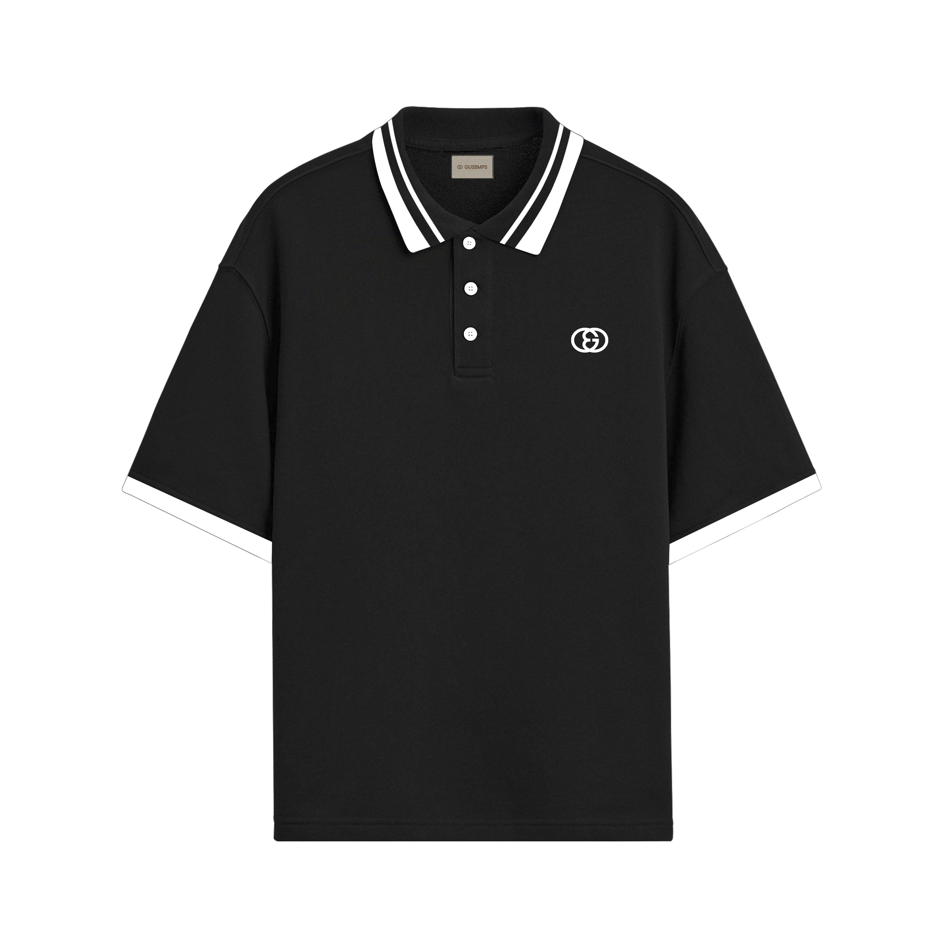 TIMELESS BASIC BLACK POLO