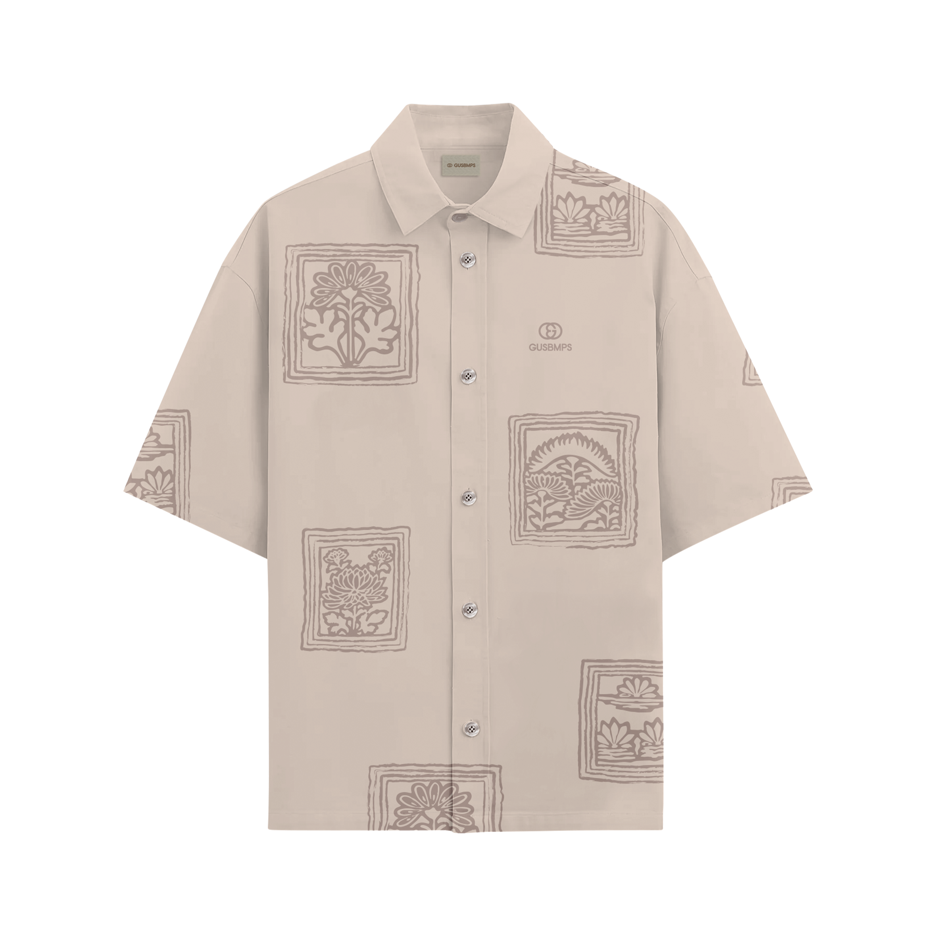 FLORY BREAKDOWN BEIGE RELAXED SHIRT