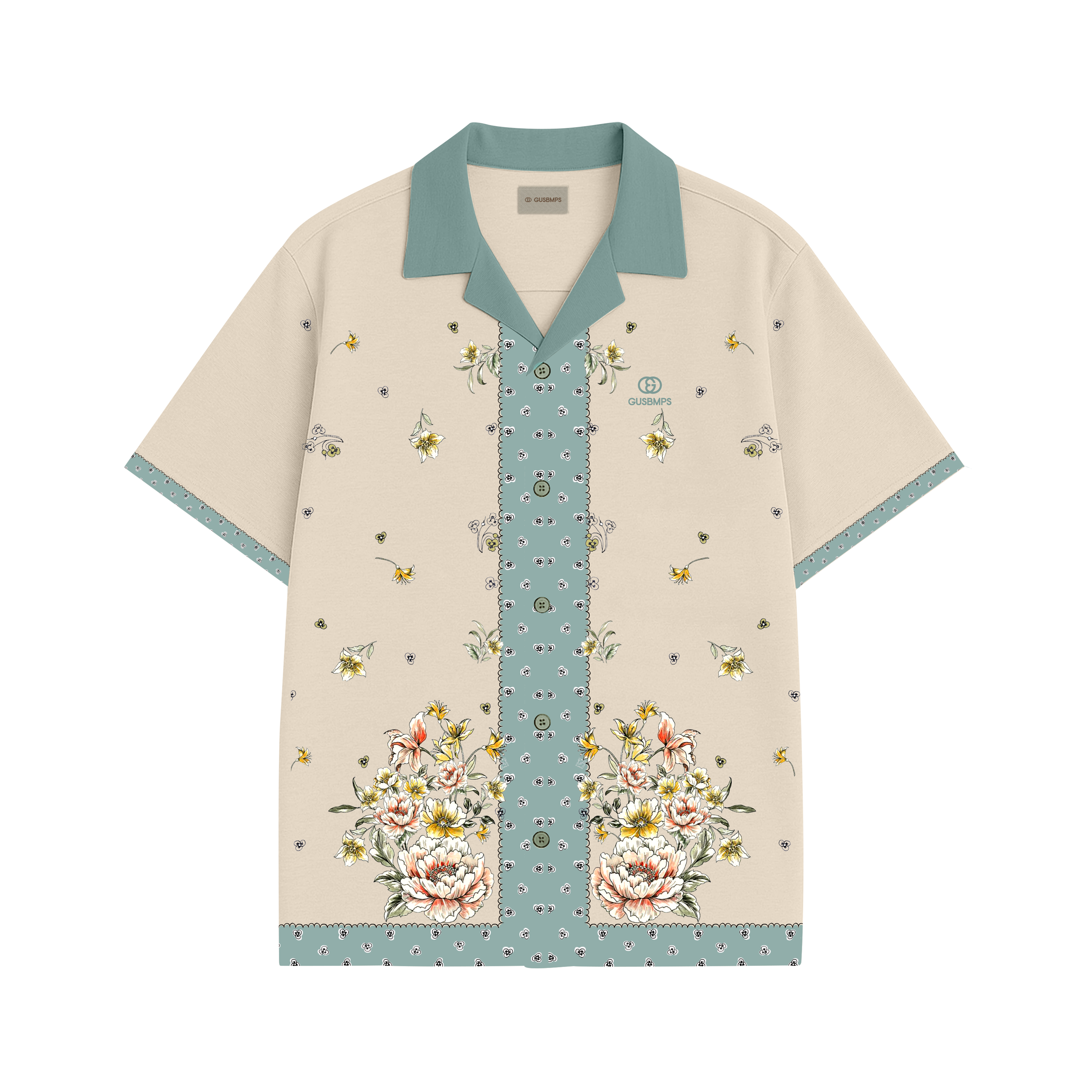 NOT YOUR GARDEN BEIGE RELAXED SHIRT