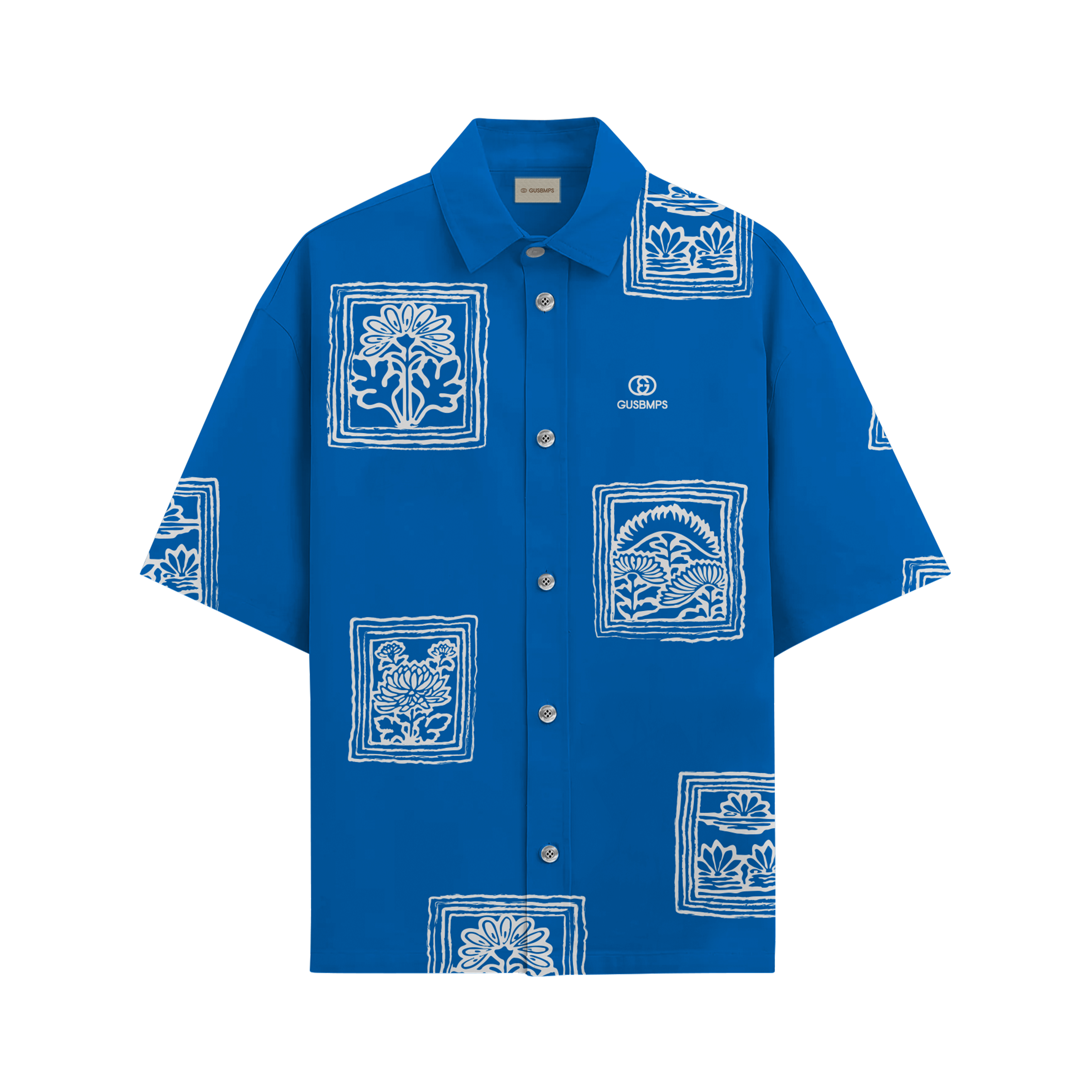 FLORY BREAKDOWN BLUE RELAXED SHIRT