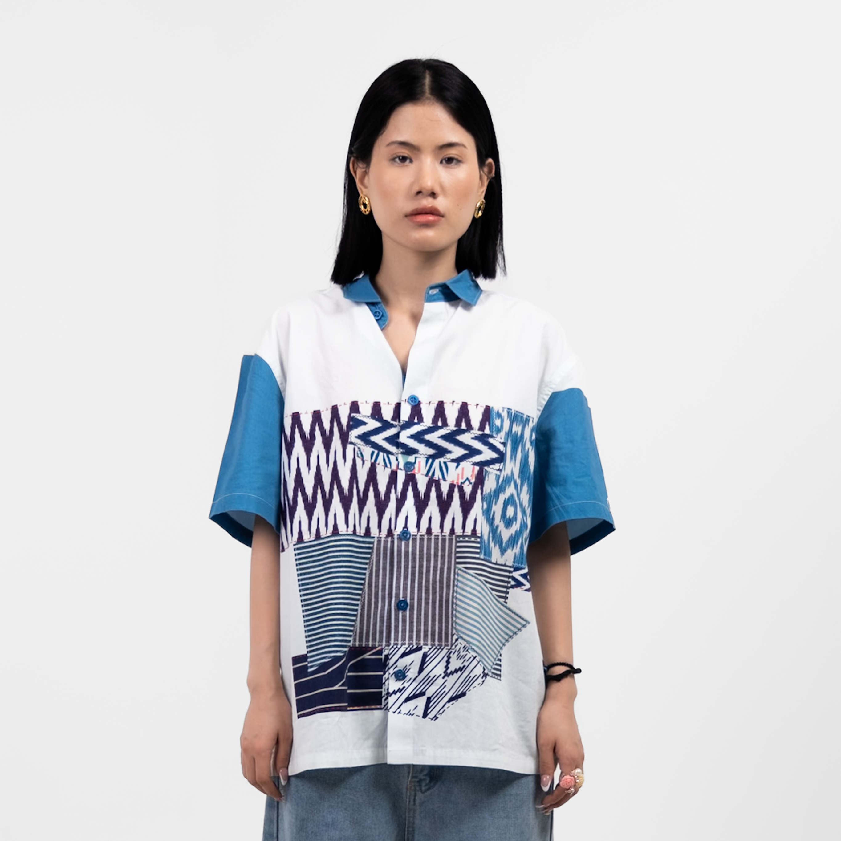 LOST IN STITCH RELAXED SHIRT
