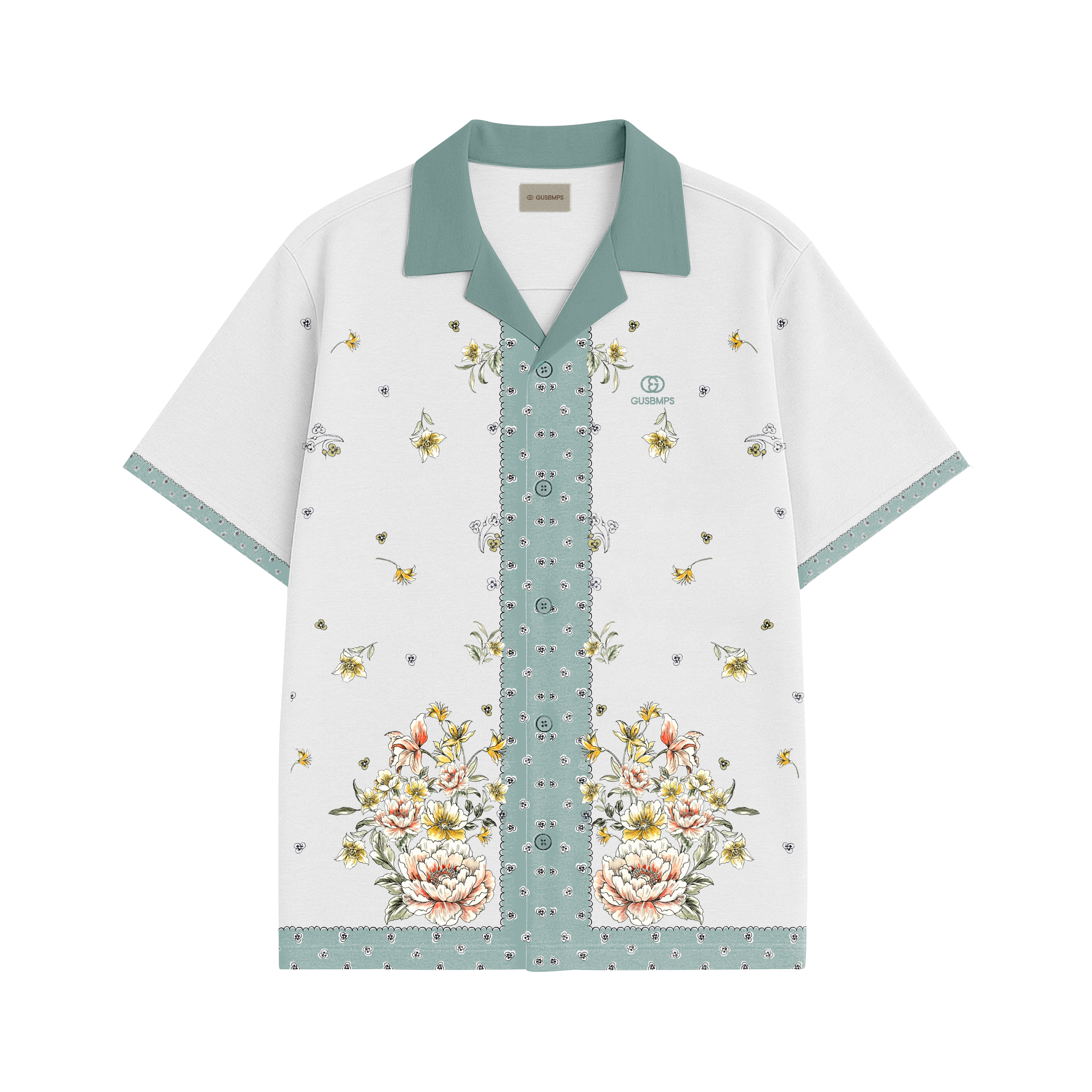 NOT YOUR GARDEN WHITE RELAXED SHIRT