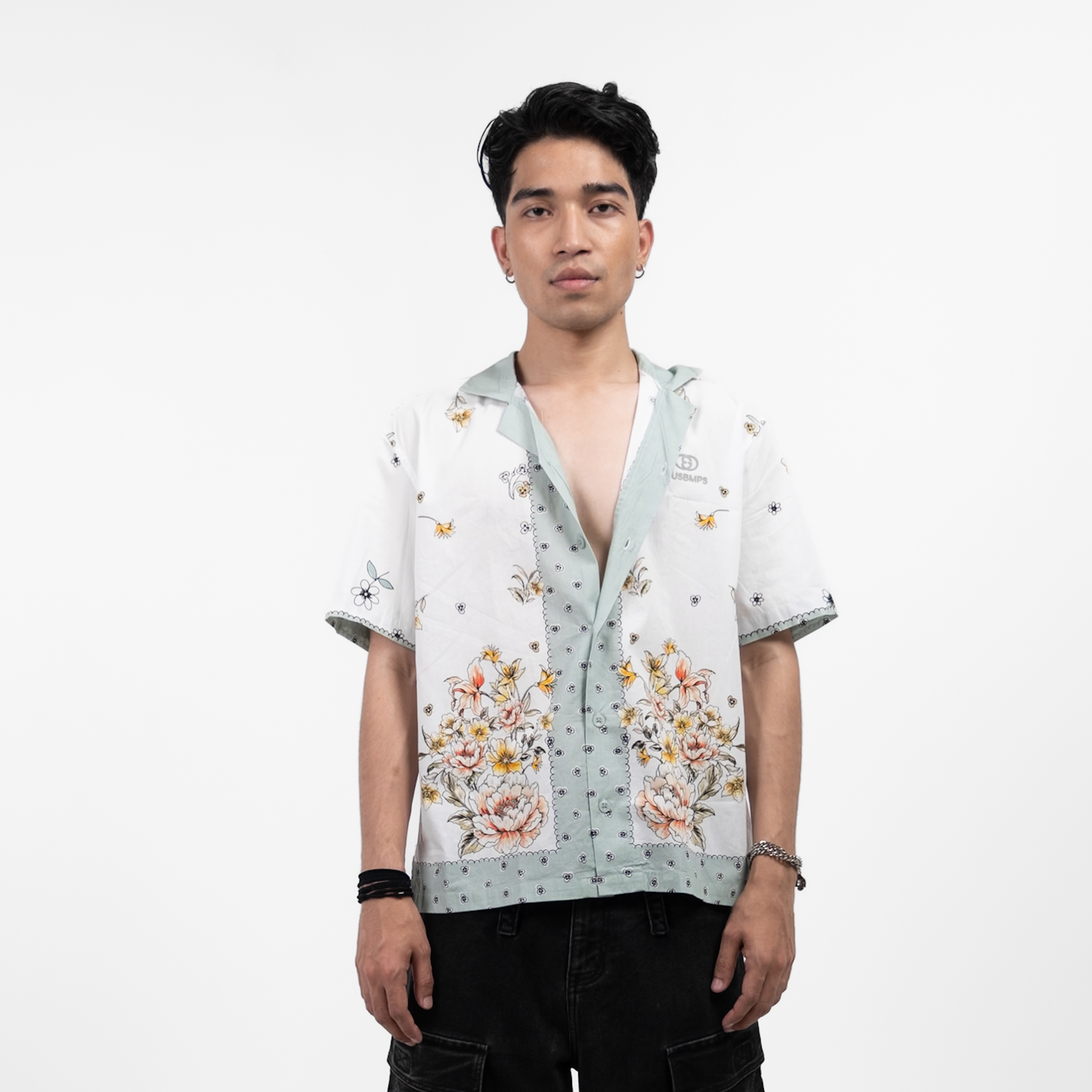 NOT YOUR GARDEN WHITE RELAXED SHIRT