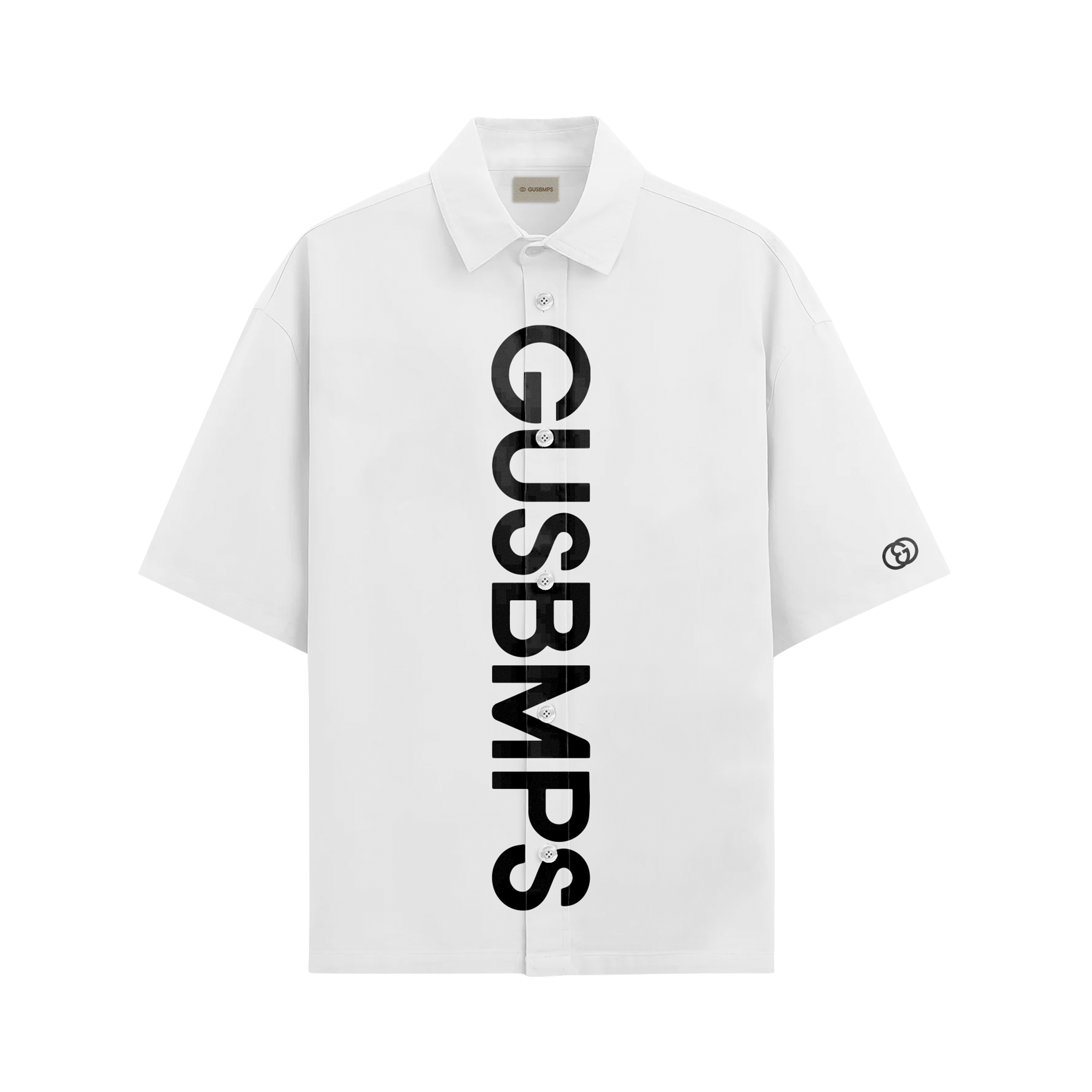 GUSBMPS WHITE SIGNATURE SHIRT