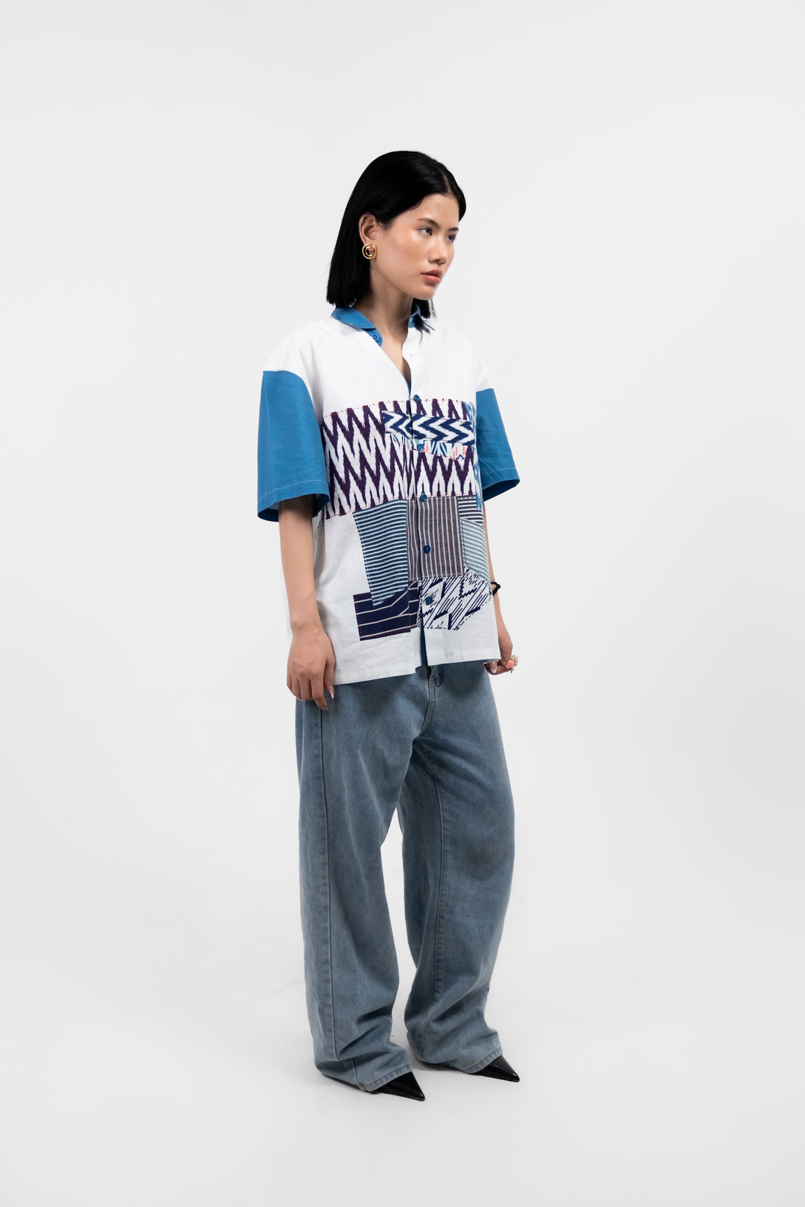 LOST IN STITCH RELAXED SHIRT