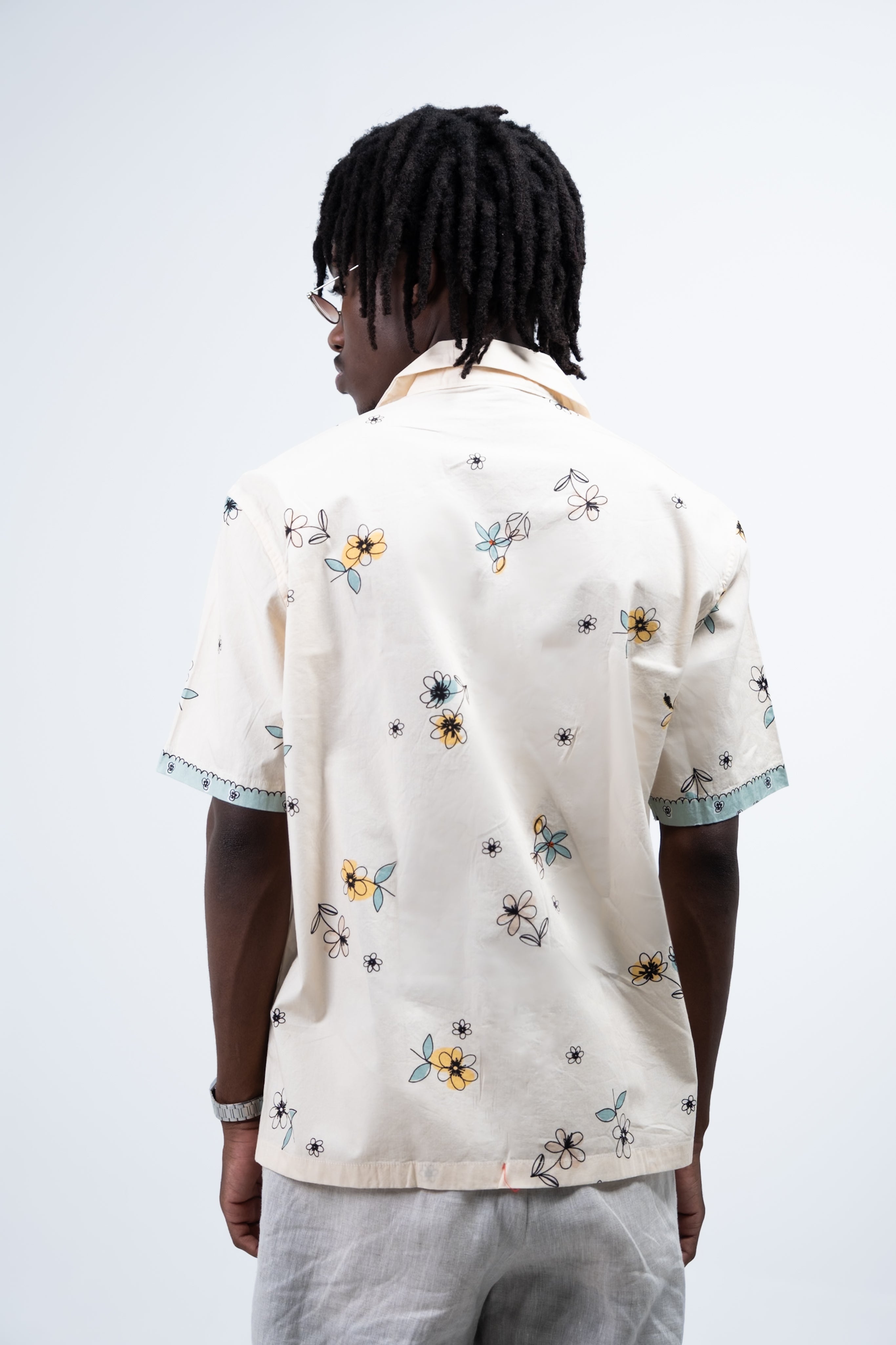 NOT YOUR GARDEN BEIGE RELAXED SHIRT