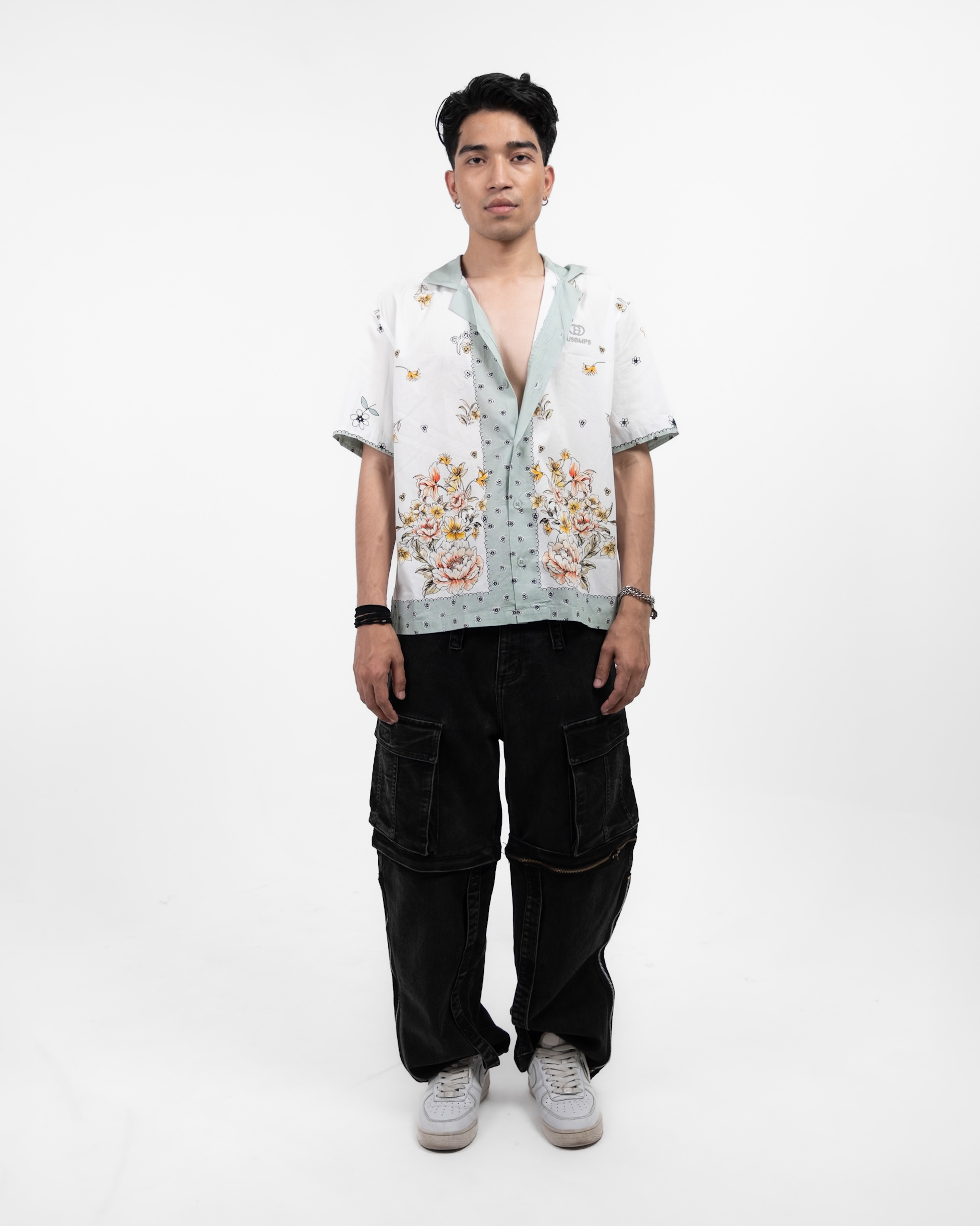 NOT YOUR GARDEN WHITE RELAXED SHIRT