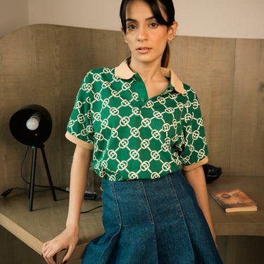 MARK & MOVE GREEN POLO