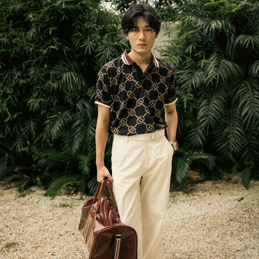 MOCHA DRIP POLO