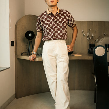 MARK & MOVE MOCHA POLO