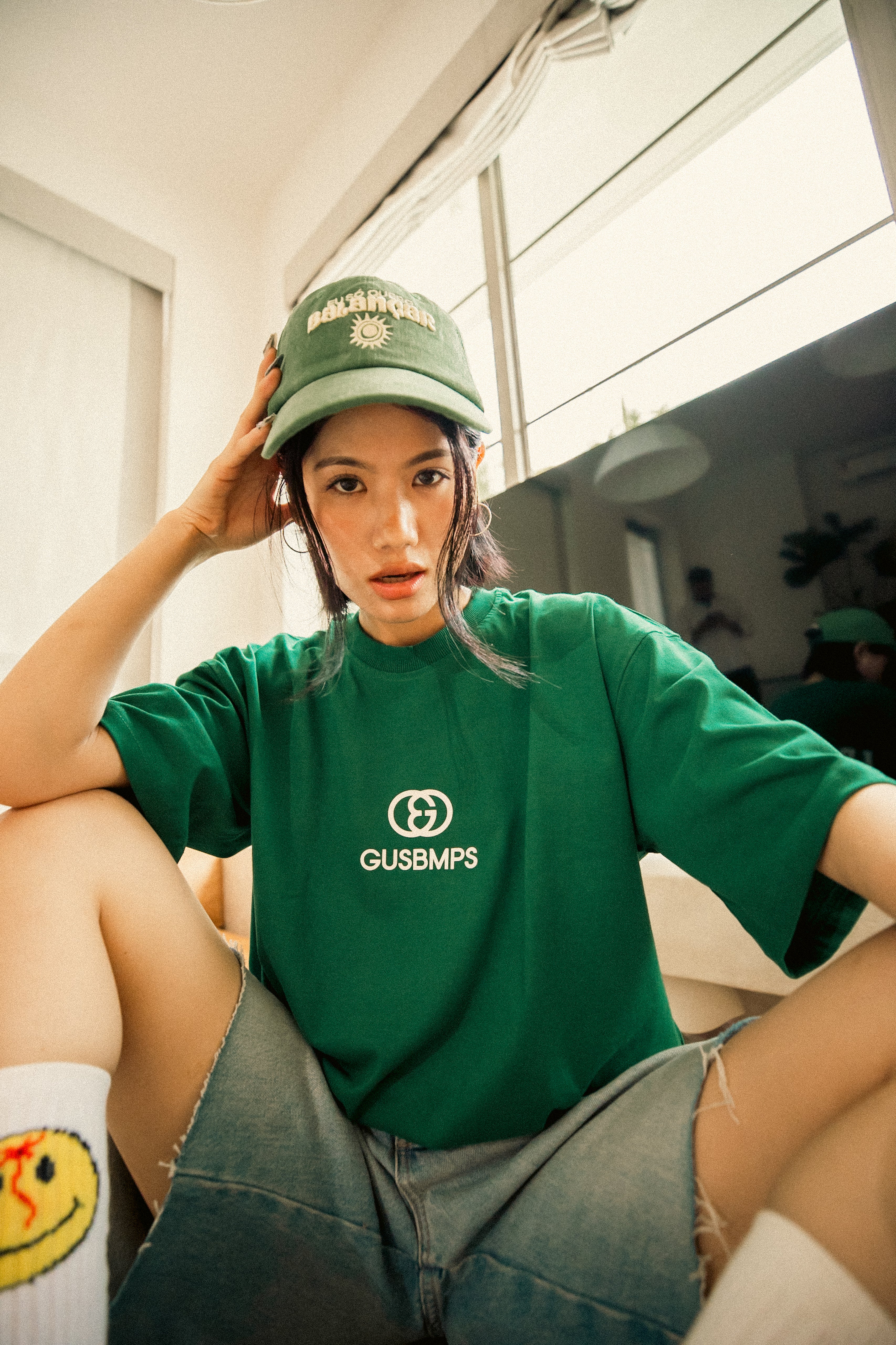 DATING MISTAKES GREEN OVERSIZED T-SHIRT