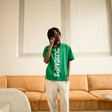 GUSBMPS GREEN SIGNATURE SHIRT