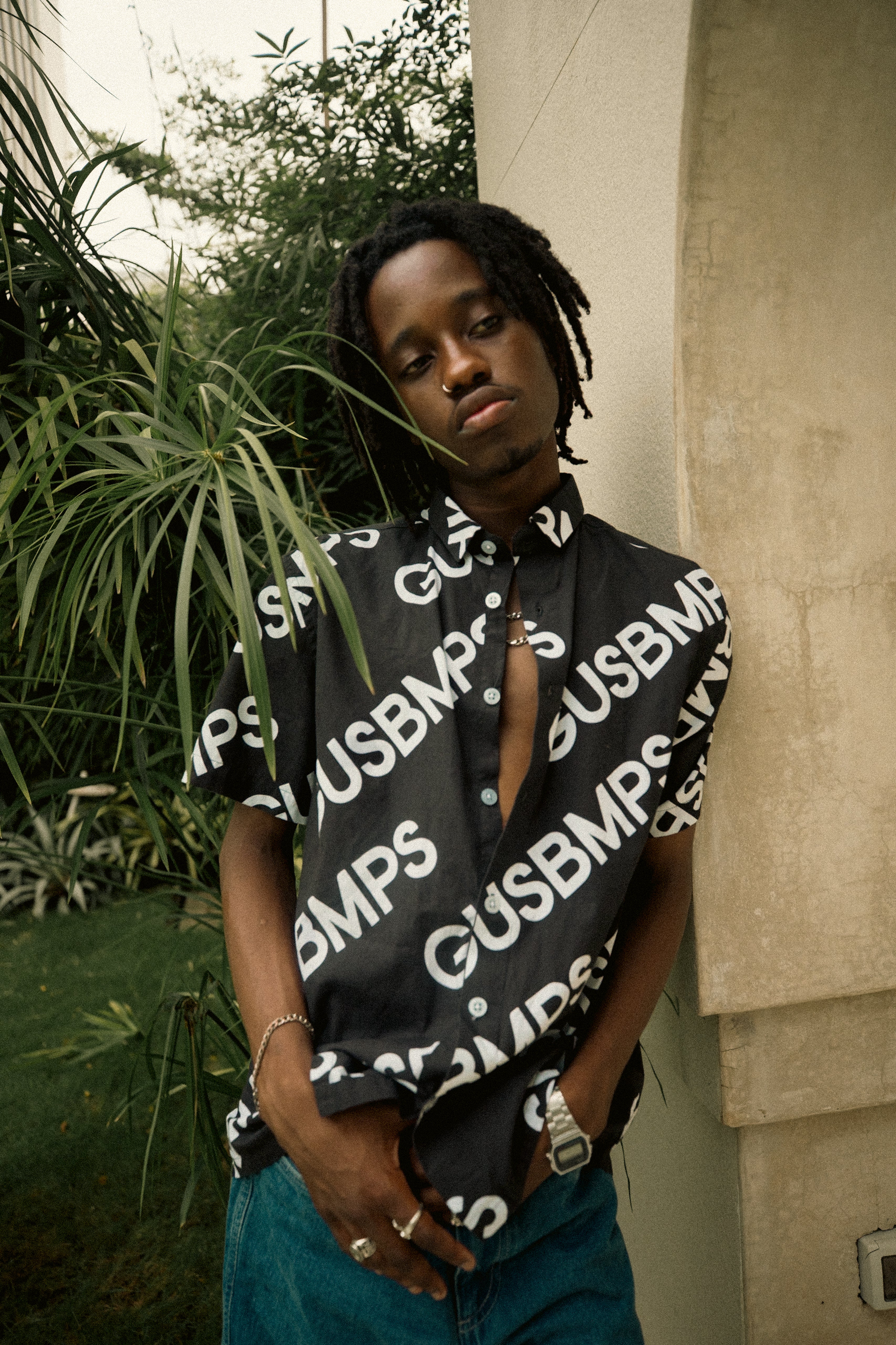 MIDNIGHT CROSS RELAXED SHIRT