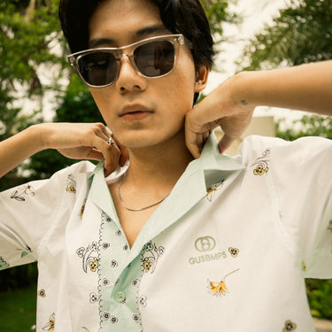 NOT YOUR GARDEN WHITE RELAXED SHIRT