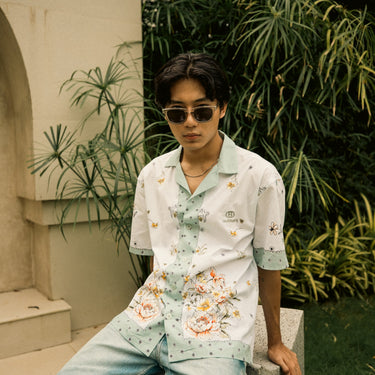 NOT YOUR GARDEN WHITE RELAXED SHIRT
