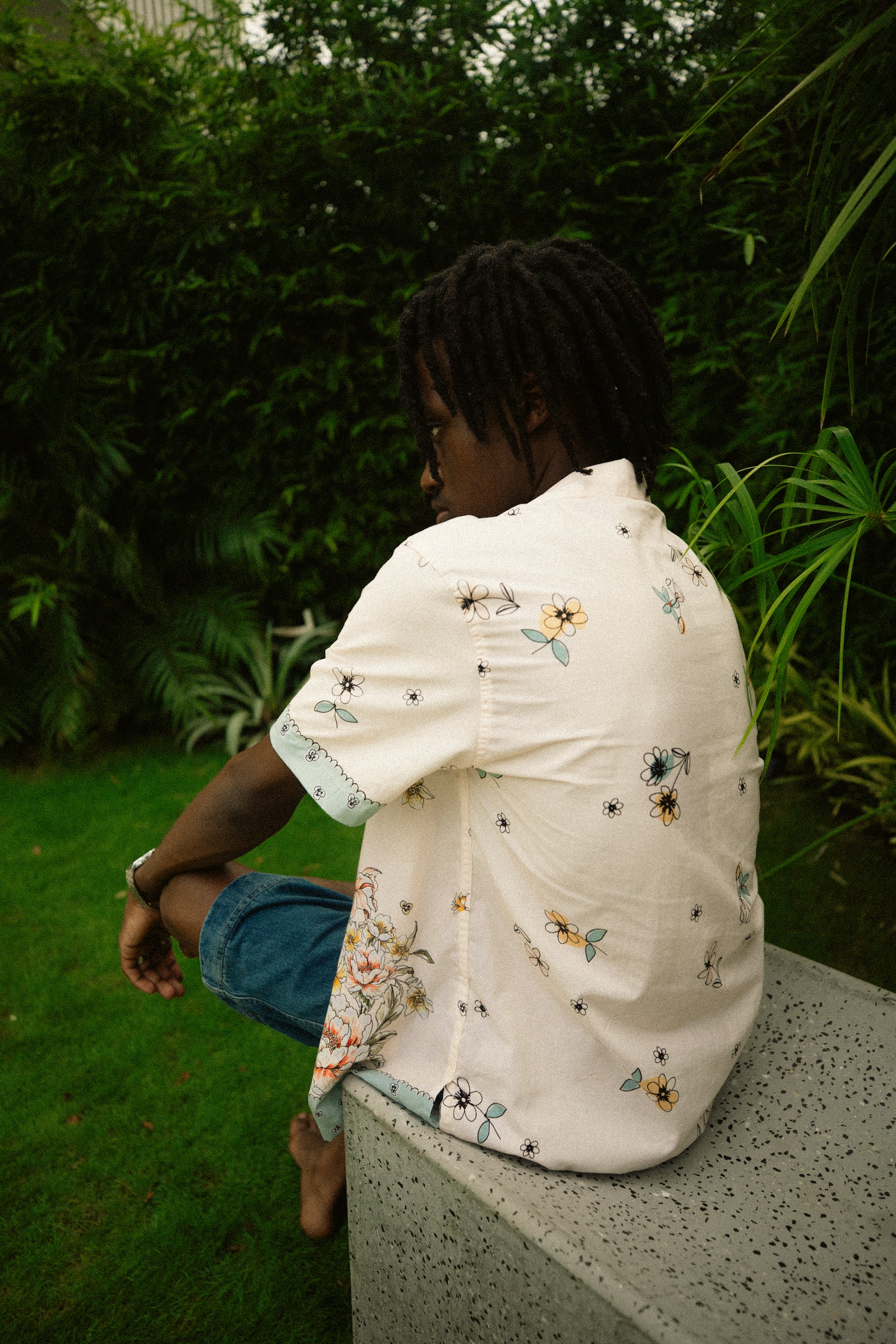 NOT YOUR GARDEN BEIGE RELAXED SHIRT