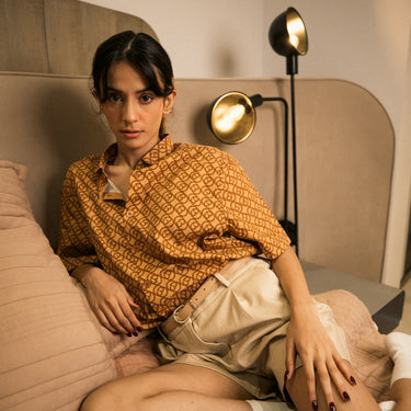 WHISPERED BEIGE RELAXED SHIRT