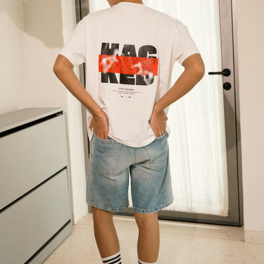 HACKED OVERSIZED T-SHIRT