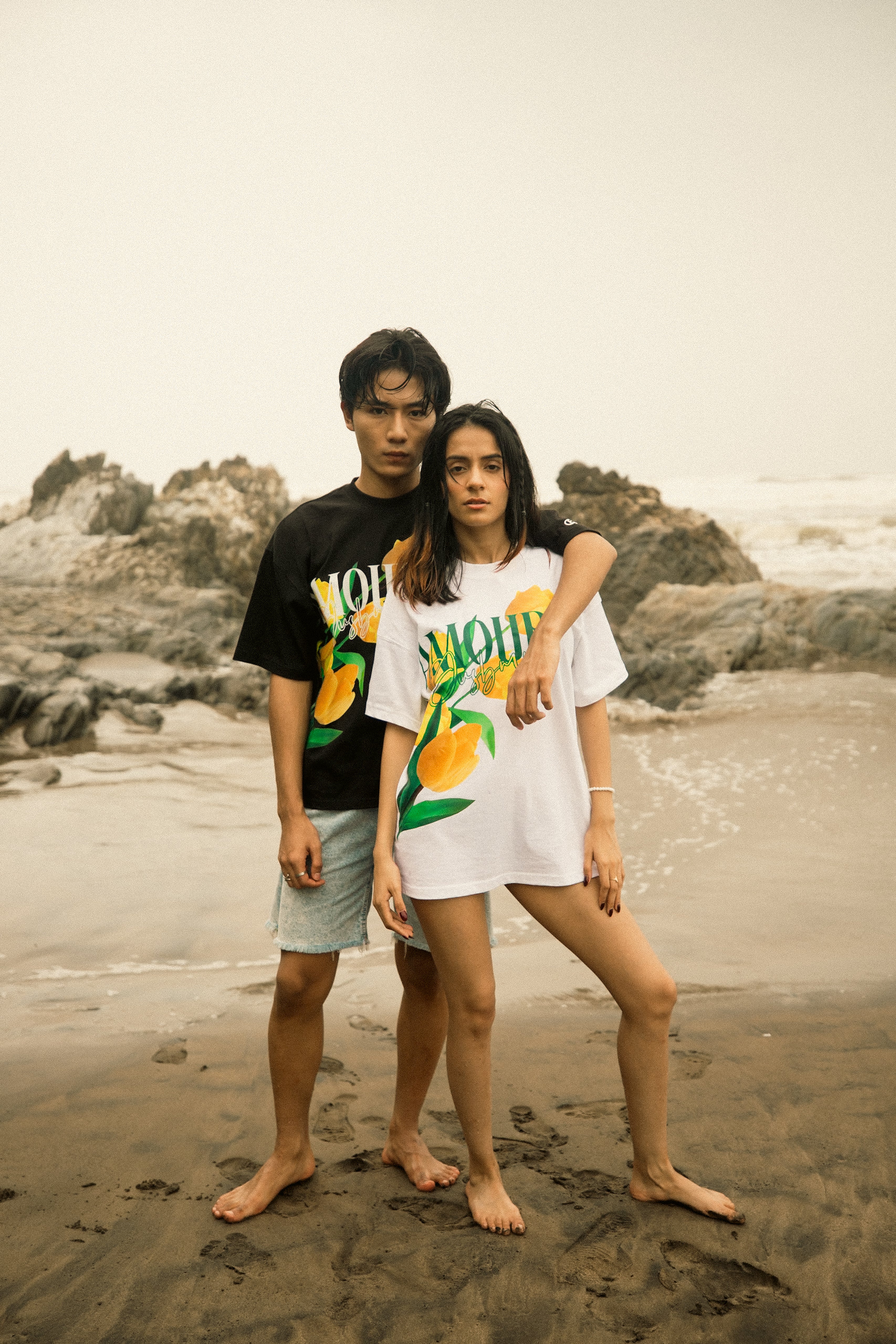 AMOUR WHITE OVERSIZED T-SHIRT
